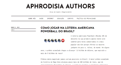 Desktop Screenshot of aphrodisiaauthors.com